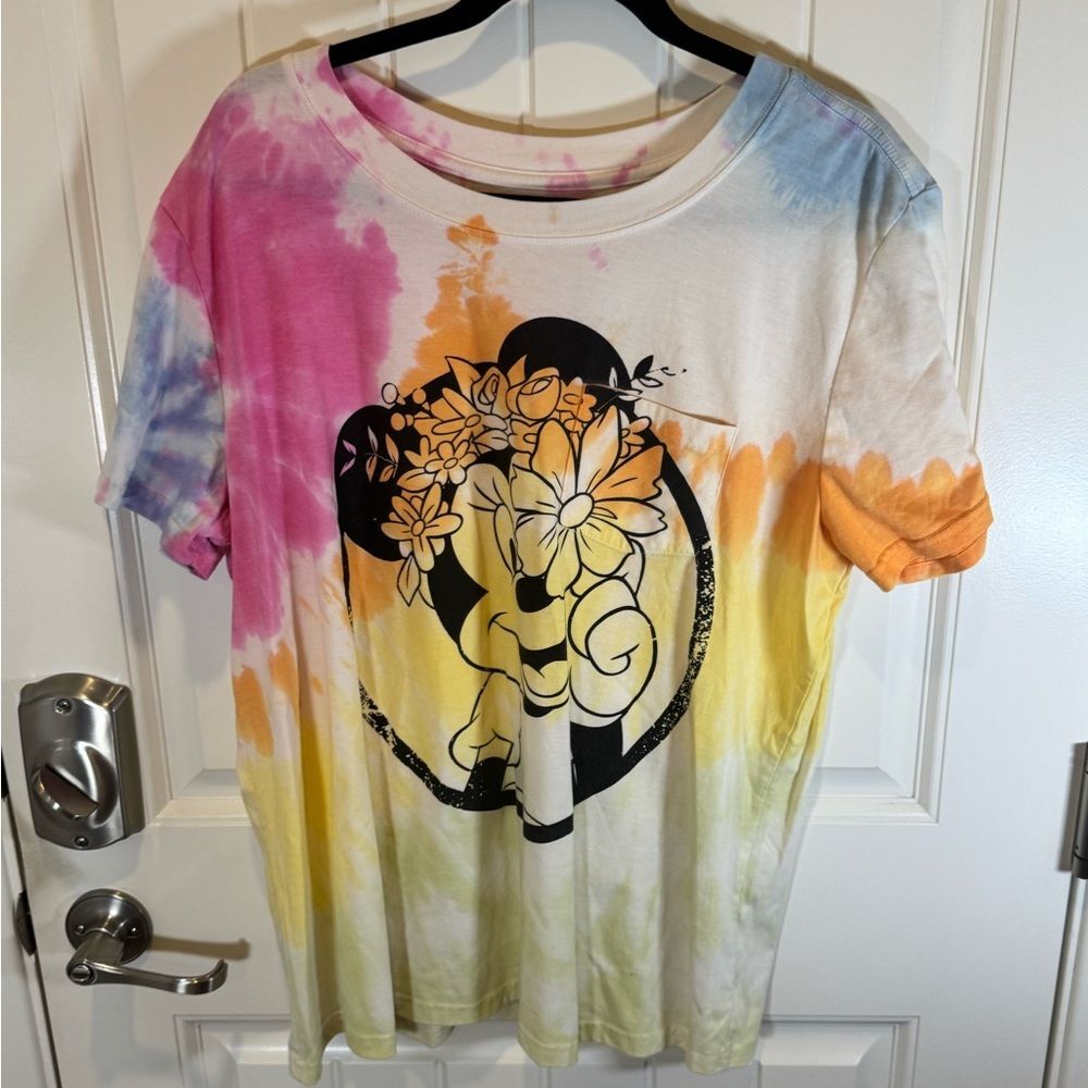 Women’s 1X Minnie Mouse Disney Tye Dye Tee